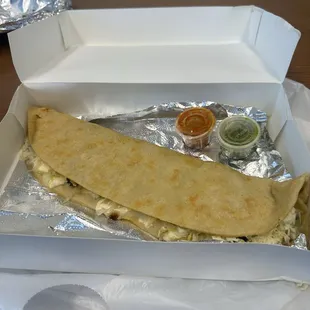 Large Carne Asada Quesadilla