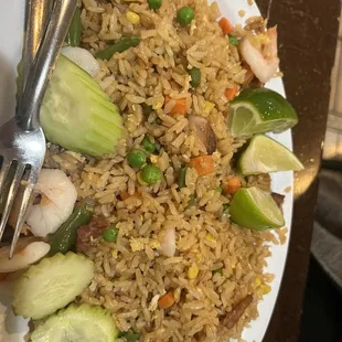 Shrimp fried rice