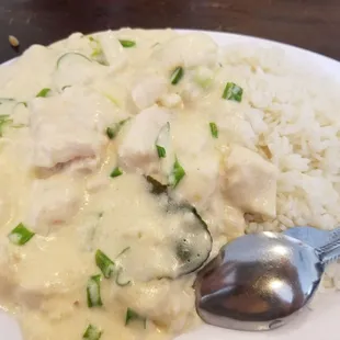 Fish in Coconut Curry