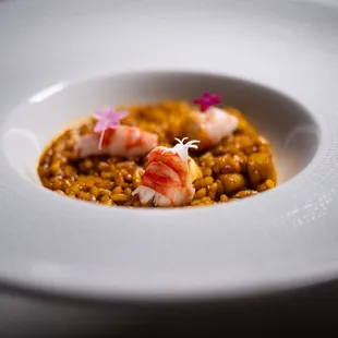 ARRÓS A BANDA
Red Prawn of Dénia, cuttlefish, Alicante paella method