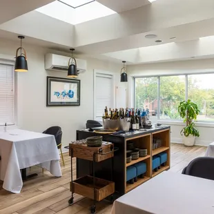 Xiquet's airy dining room