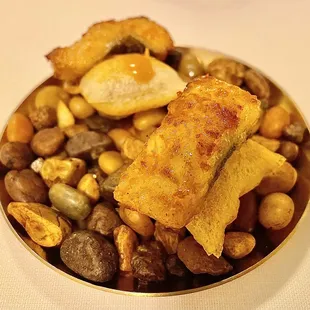 All I Pebre - Sweet Paprika Eel, Potato Souffle, Eel Saffron Suquet