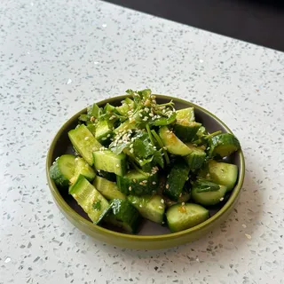Smashed Cucumbers