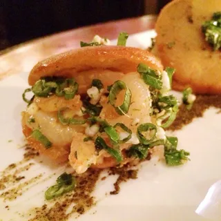 Spicy Rock Shrimp Gorditas