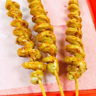 Fried skewers