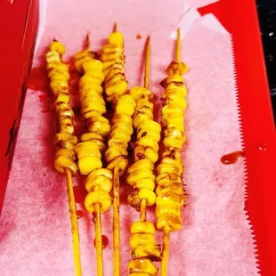 Fried skewers