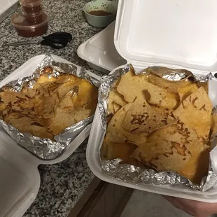Nachos I received.... Sad and stale‍ Not worth $5
