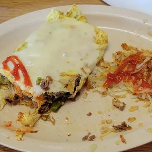 Philly Cheese Steak Omelette