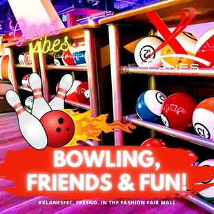 bowling friends and fun