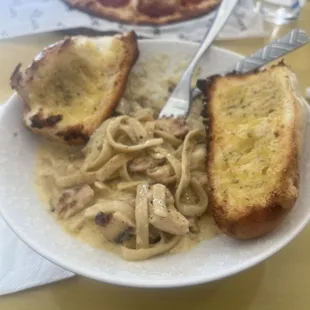 Fettuccine Alfredo with Chicken