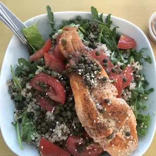 salmon quinoa salad