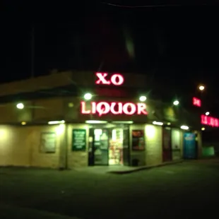 Late night...through a yellow filter.