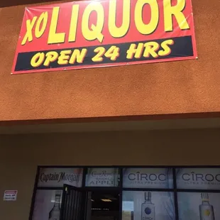 the front of the store