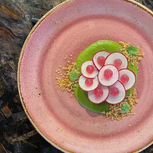 Tasting menu portioned for 1