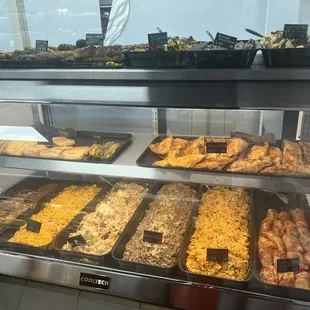 a variety of baked goods