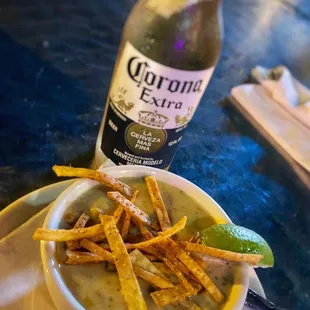 Tortilla soup was very good!