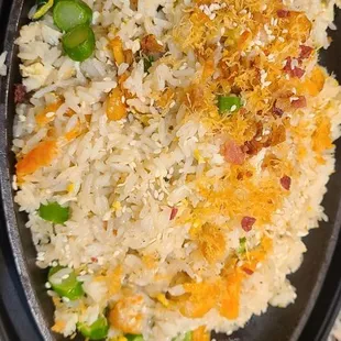 Dried Scallop with Duck Egg Fried Rice