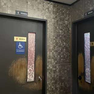 Two single bathrooms