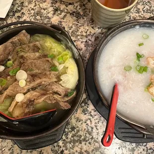 109. Beef Stew - Belly with Chinese Vegetables Crispy Noodles