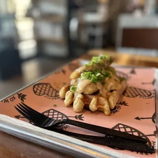 Fried chicken waffle