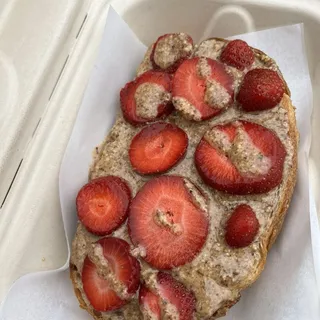 Toast with Homemade Almond Butter