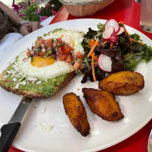 Guacamole toast.