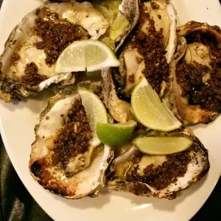 BBQ Oysters at Xochimilcos