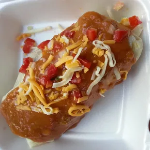 Super burrito at wednesday and thursday market in downtown, sacramento!