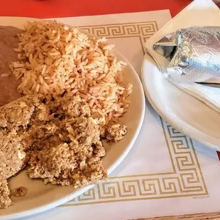 Huevos con Chorizo at Xochimilco