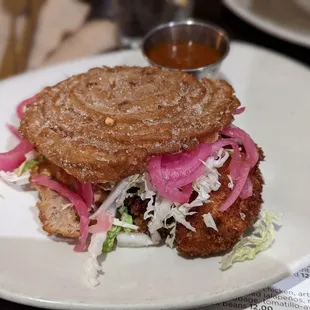 Seasonal: Churro chicken sandwich