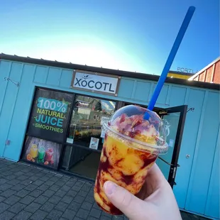 Chamoyada! XOCOTL has the best smoothies in Portland.