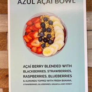The best açaí bowl in town!