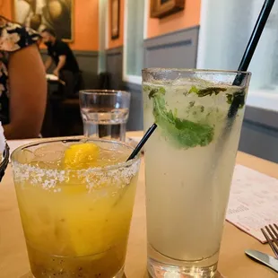 Mango Habanero margarita &amp; mojito