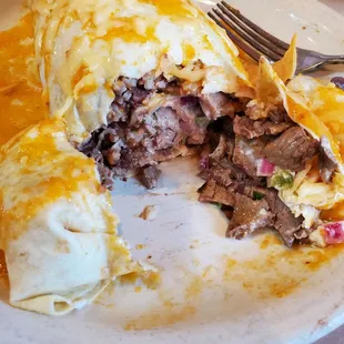 Asado burrito