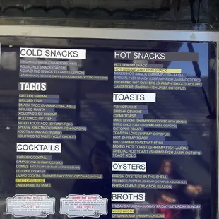 Google Translated Menu