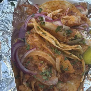 Tacos de pescado
