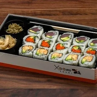 a box of sushi