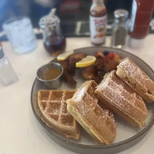 Chicken and Waffles Plate