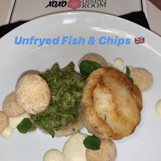 Grilled Fish and Chips