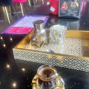 Turkish coffee service