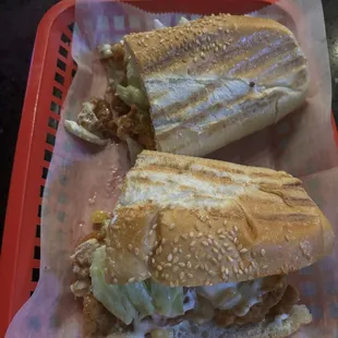 crispy chicken sub