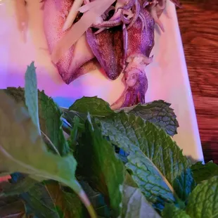 Mực hấp gừng