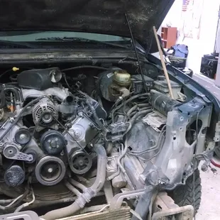 This Vehicle Needs Engine Work.  Building Engines is One of Ken's Specialty's.