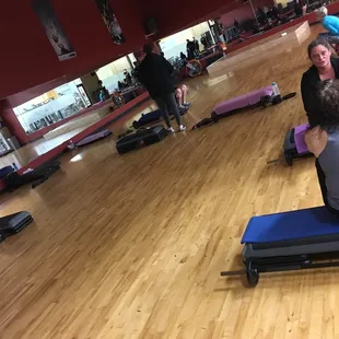 Getting ready for body pump