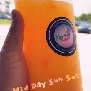 Mid Day Sun Set. Stay Hydrated