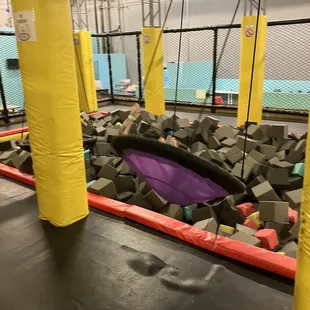 Foam pit &amp; swings