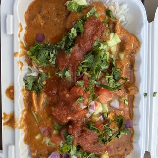 Butter Chicken Rice Bowl