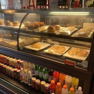 a variety of food items
