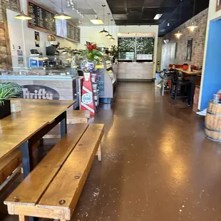 interior, sushi and sashimi