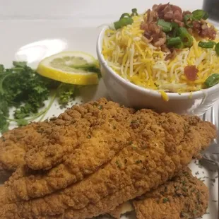 Catfish dinner